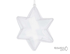 310411 Estrella plastico transparente 2 partes Innspiro - Ítem