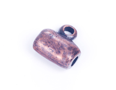31041 Z31041 Figura montaje metalica zamak cilindro con anilla cobriza envejecida Innspiro - Ítem