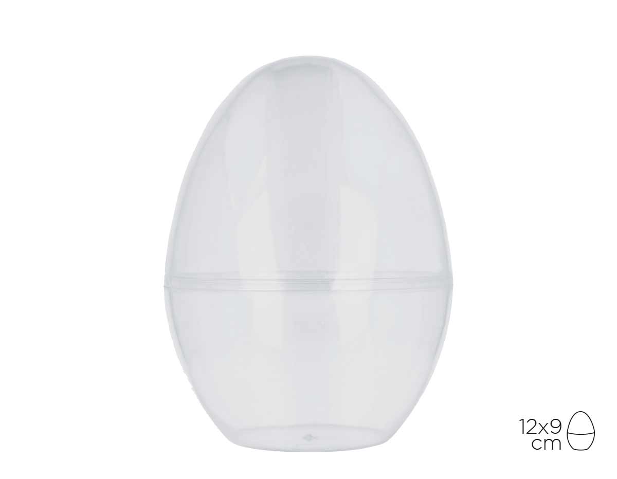310512 Huevo plastico transparente 2 partes Innspiro