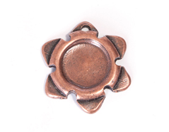 Z31054 31054 Perle metallique zamak fleur cuivre vieilli Innspiro - Article