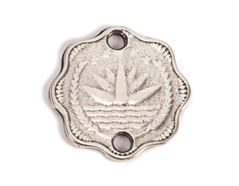 31321 Z31321 Figura montaje metalica zamak moneda ondulada plateada Innspiro - Ítem