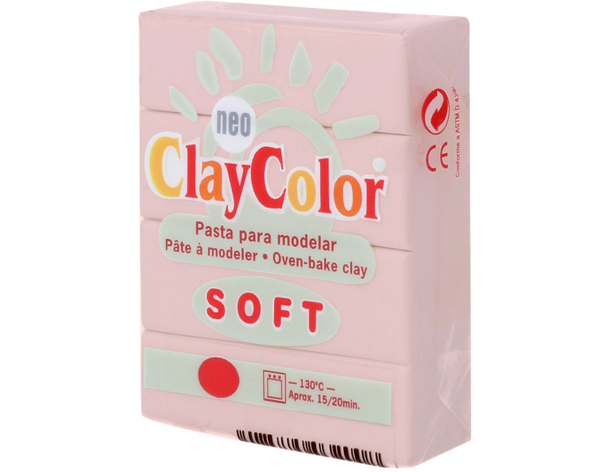 3202 Pate polymere soft rose ClayColor