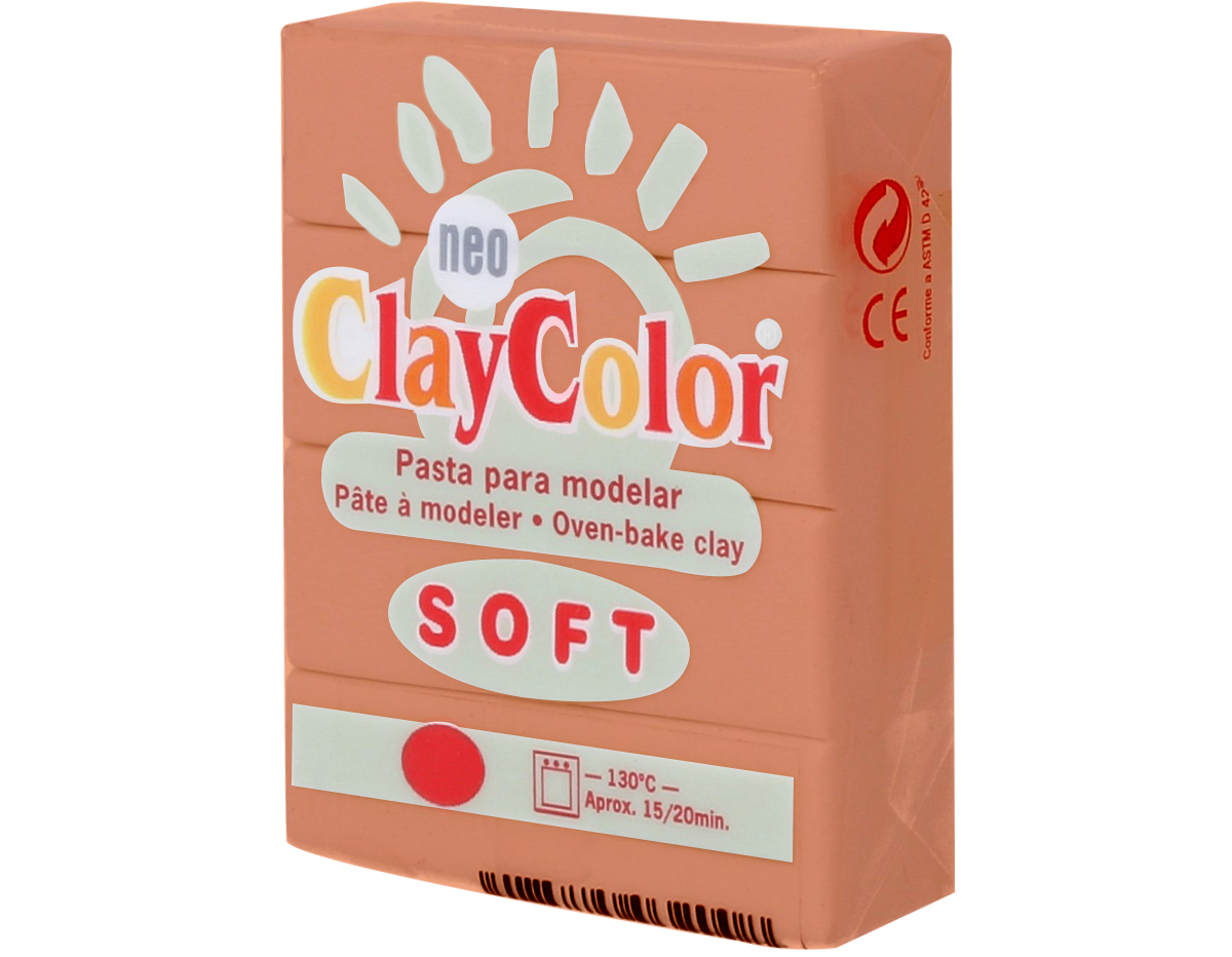 3204 Pasta polimerica soft naranja ClayColor
