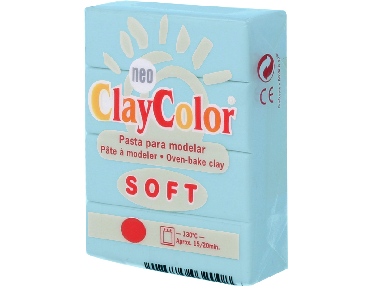 3206 Pasta polimerica soft azul claro ClayColor