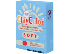 3207 Pasta polimerica soft azul cielo ClayColor - Ítem