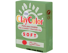 3211 Pasta polimerica soft verde aguacate ClayColor - Ítem