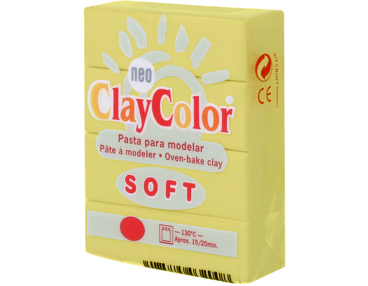 3213 Pasta polimerica soft amarillo ClayColor