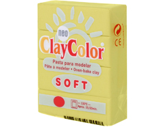 3213 Pate polymere soft jaune ClayColor - Article