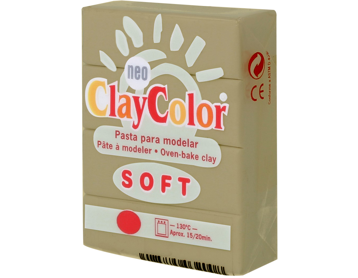 3220 Pate polymere soft cafe au lait ClayColor