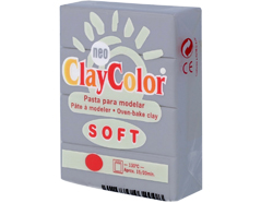 3222 Pasta polimerica soft gris ClayColor - Ítem