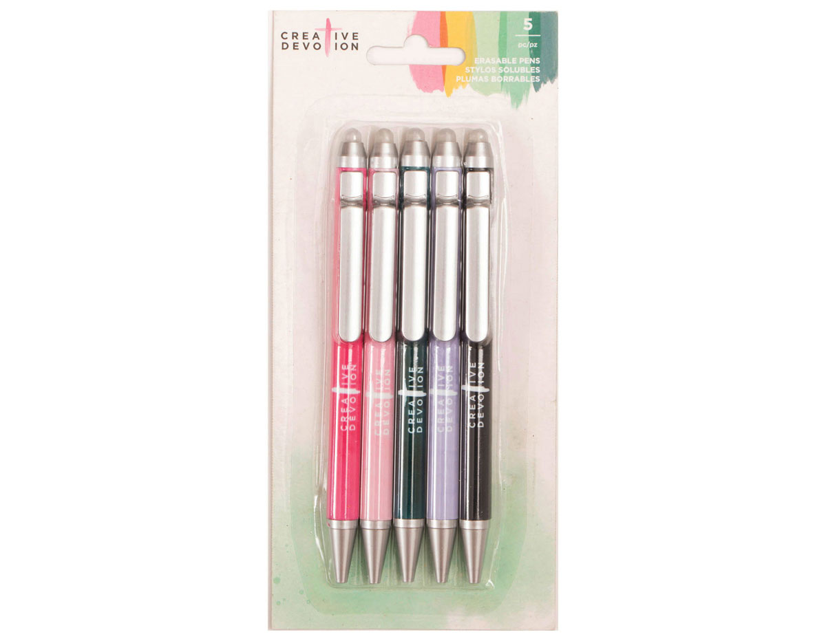 342595 Set 5 boligrafos tinta borrable Erasable Pens American Crafts