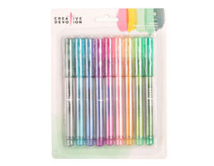 342610 Set 9 stylos pointe fine Fineliner Pen Set American Crafts - Article