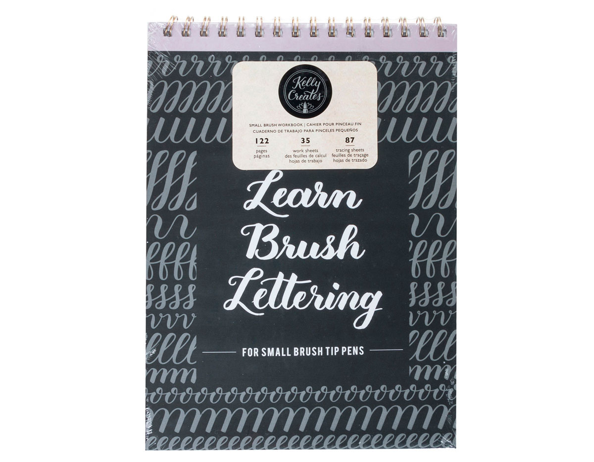 343560 Cuaderno caligrafia Kelly Creates Small Brush Workbook American Crafts