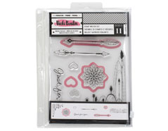 343893 Set 11 tampons et punch Vicky Boutin Arrows and Heats American Crafts - Article