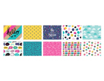 344970 Set 40 cartes avec envelopppes Boxed Cards Shimelle Glitter Girl American Crafts - Article2