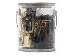 345230 Set 291 ornements noirs et dores Black and Gold Acetate Bucket American Crafts - Article2