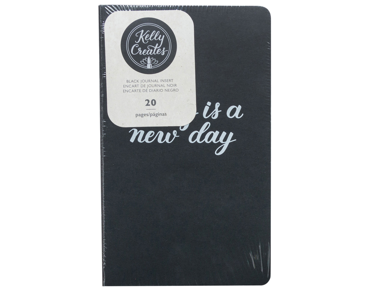 346404 Cuaderno hojas negras para Kelly Creates Journal American Crafts