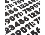 346644 Autocollants alphabet Alpha Number Stickers Black American Crafts - Article2