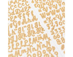 346651 Pegatinas alfabeto Alpha Stickers Gold Glitter American Crafts - Ítem2