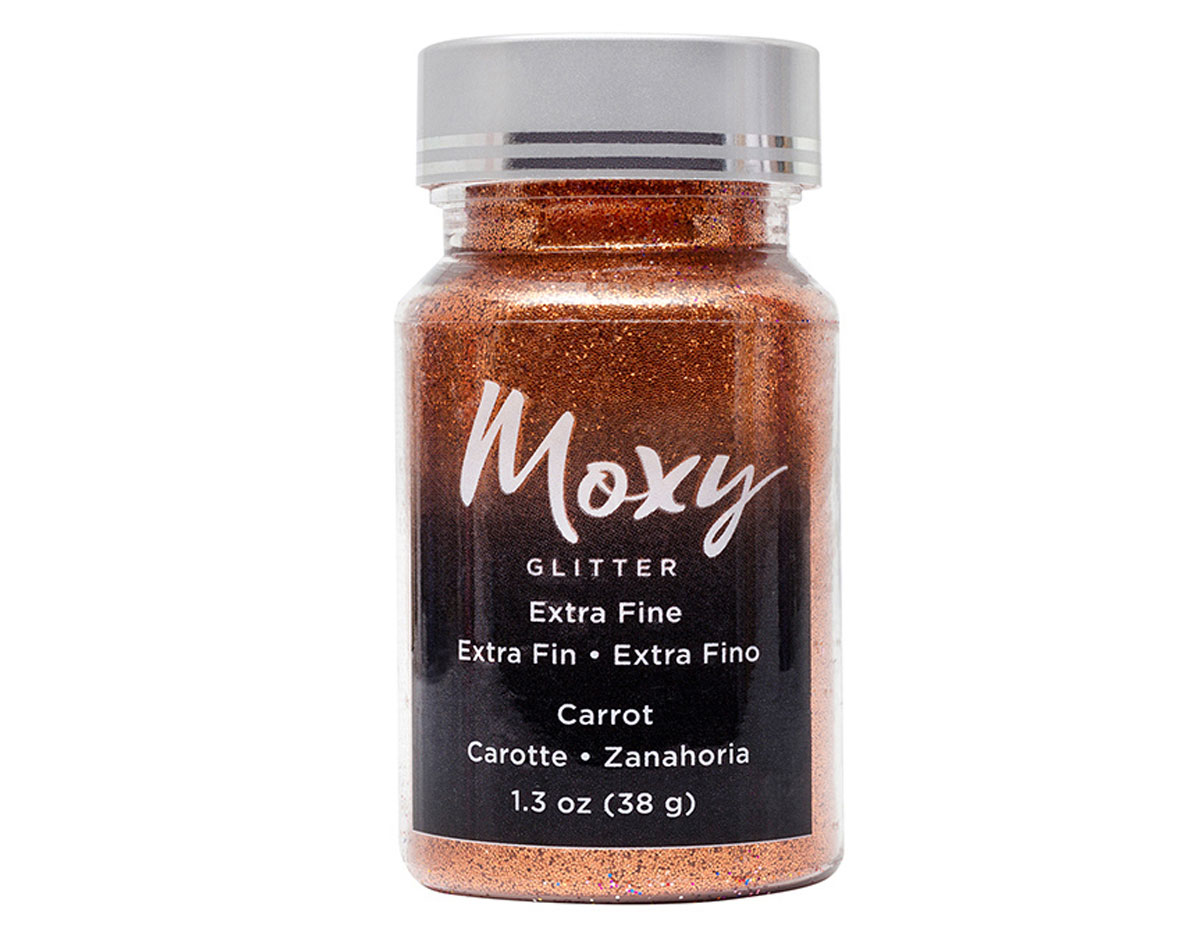 346731 Purpurina Moxy Extra Fine Glitter Carrot American Crafts