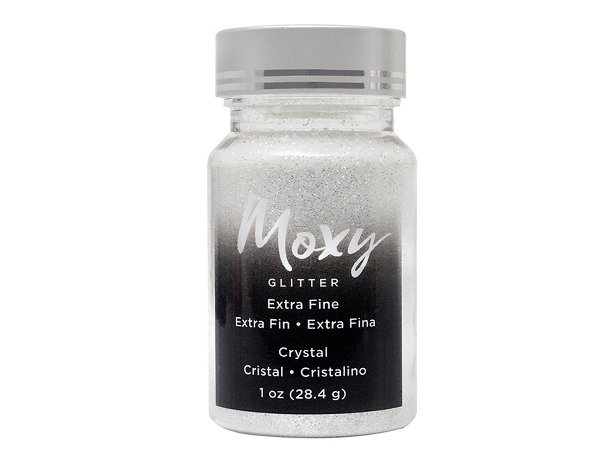 346738 Purpurina Moxy Extra Fine Glitter Crystal American Crafts