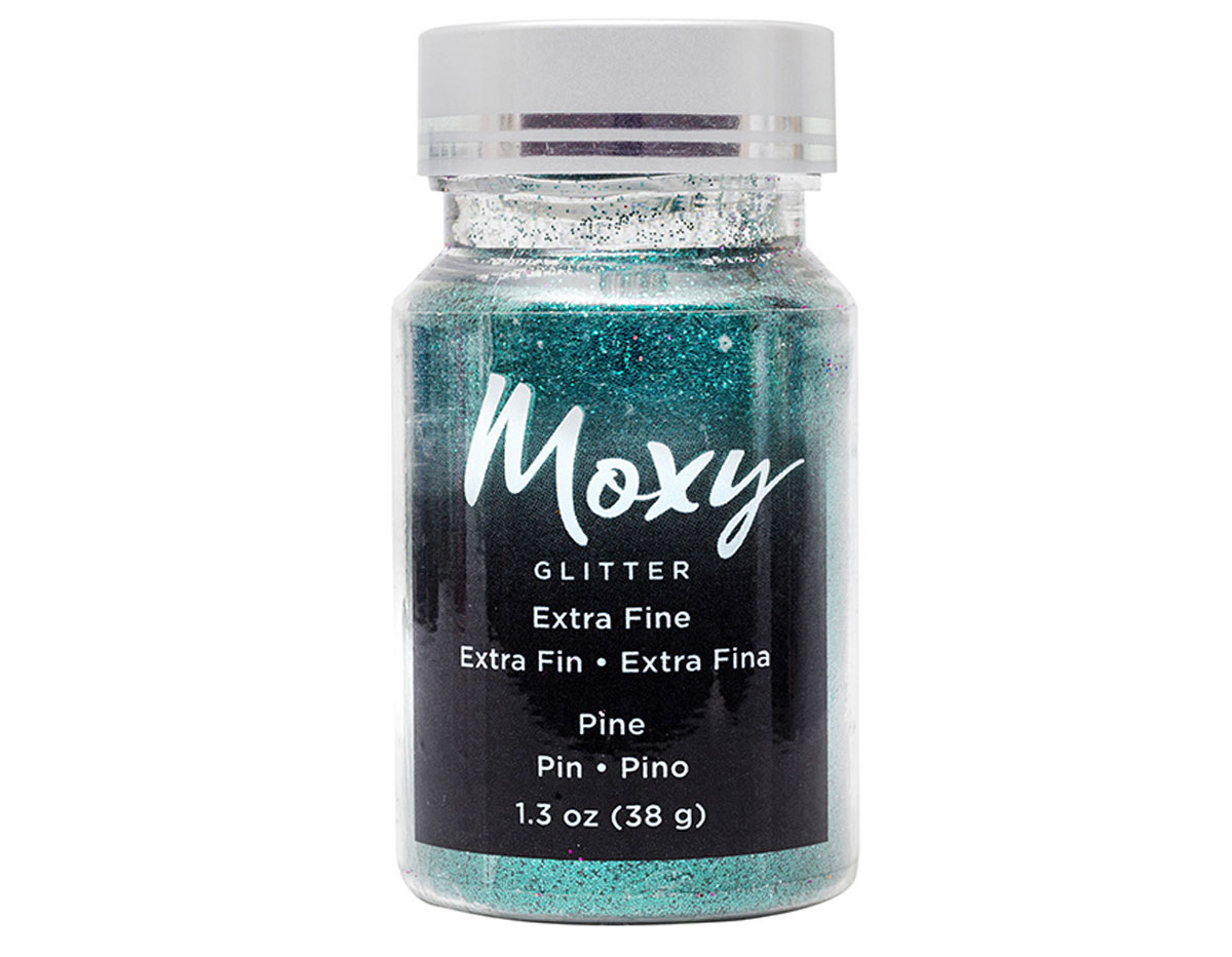 346739 Purpurina Moxy Extra Fine Glitter Pine American Crafts