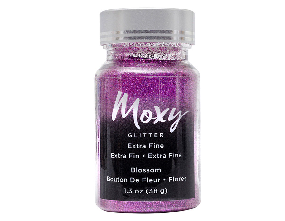 346742 Purpurina Moxy Extra Fine Glitter Blossom American Crafts