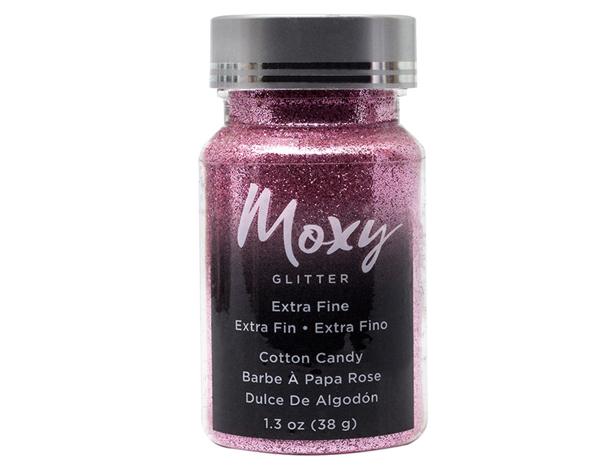 346749 Purpurina Moxy Extra Fine Glitter Cotton Candy American Crafts