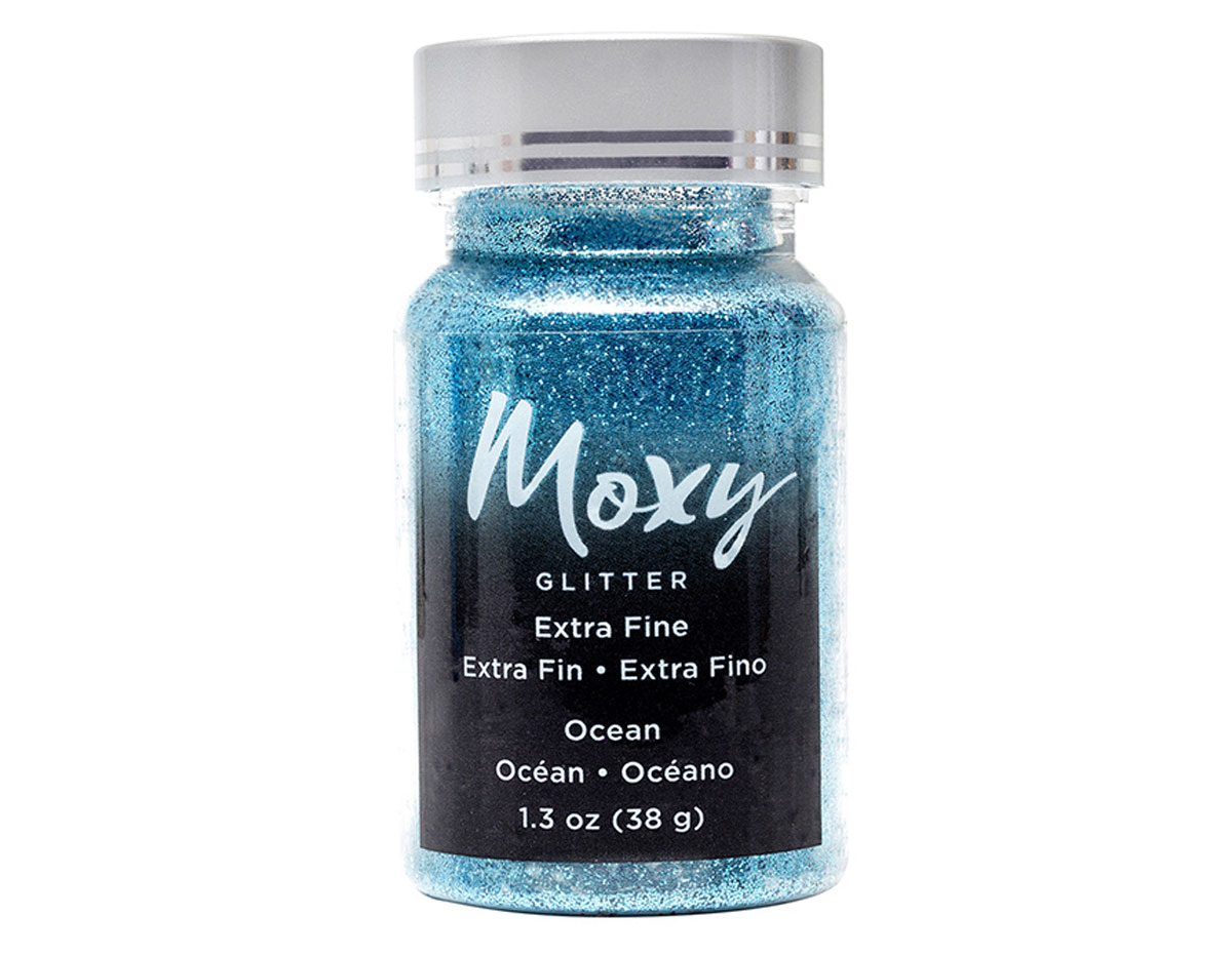 346750 Purpurina Moxy Extra Fine Glitter Ocean American Crafts