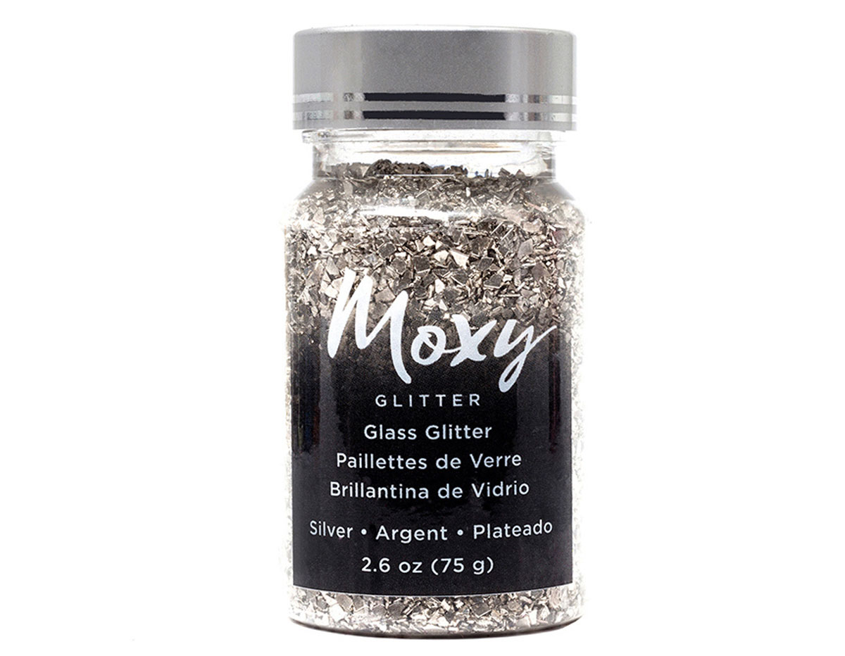 346762 Purpurine Moxy Extra Glass Glitter Silver American Crafts