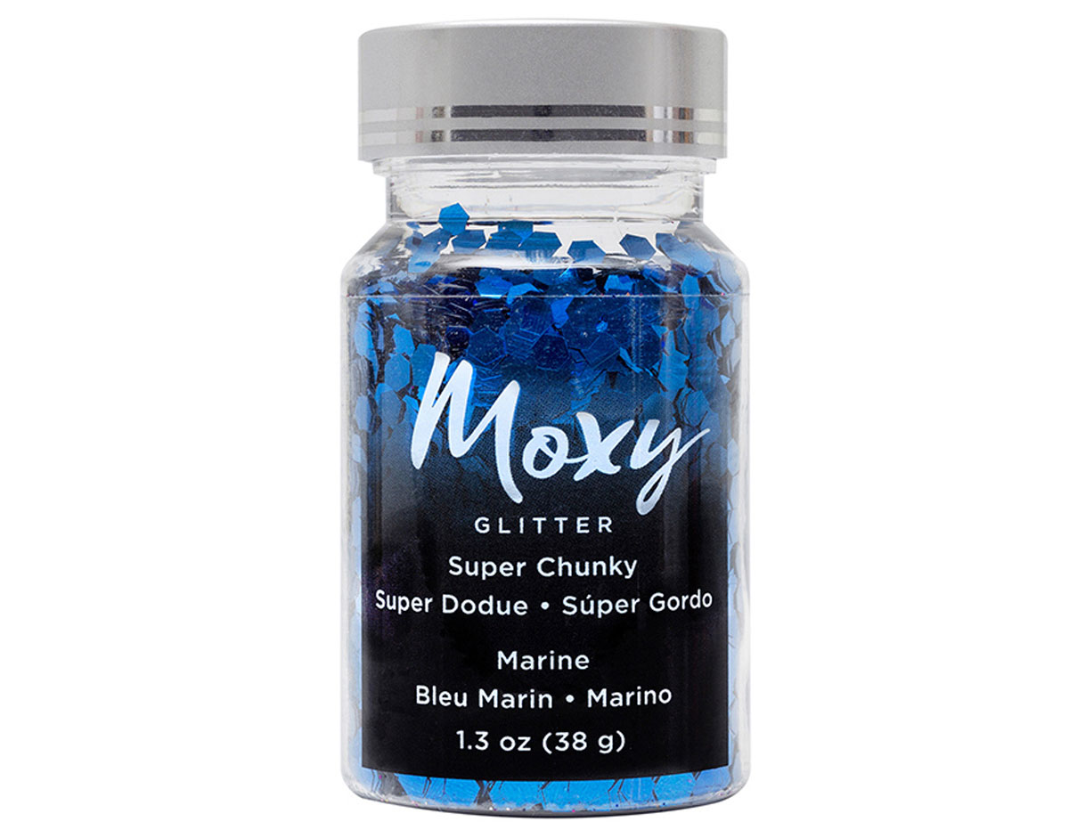 346767 Purpurine Moxy Super Chunky Glitter Marine American Crafts
