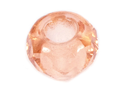 Z36290 36290 Cuentas cristal checo facetada con agujero grande combinacion crystal y rose Innspiro - Ítem