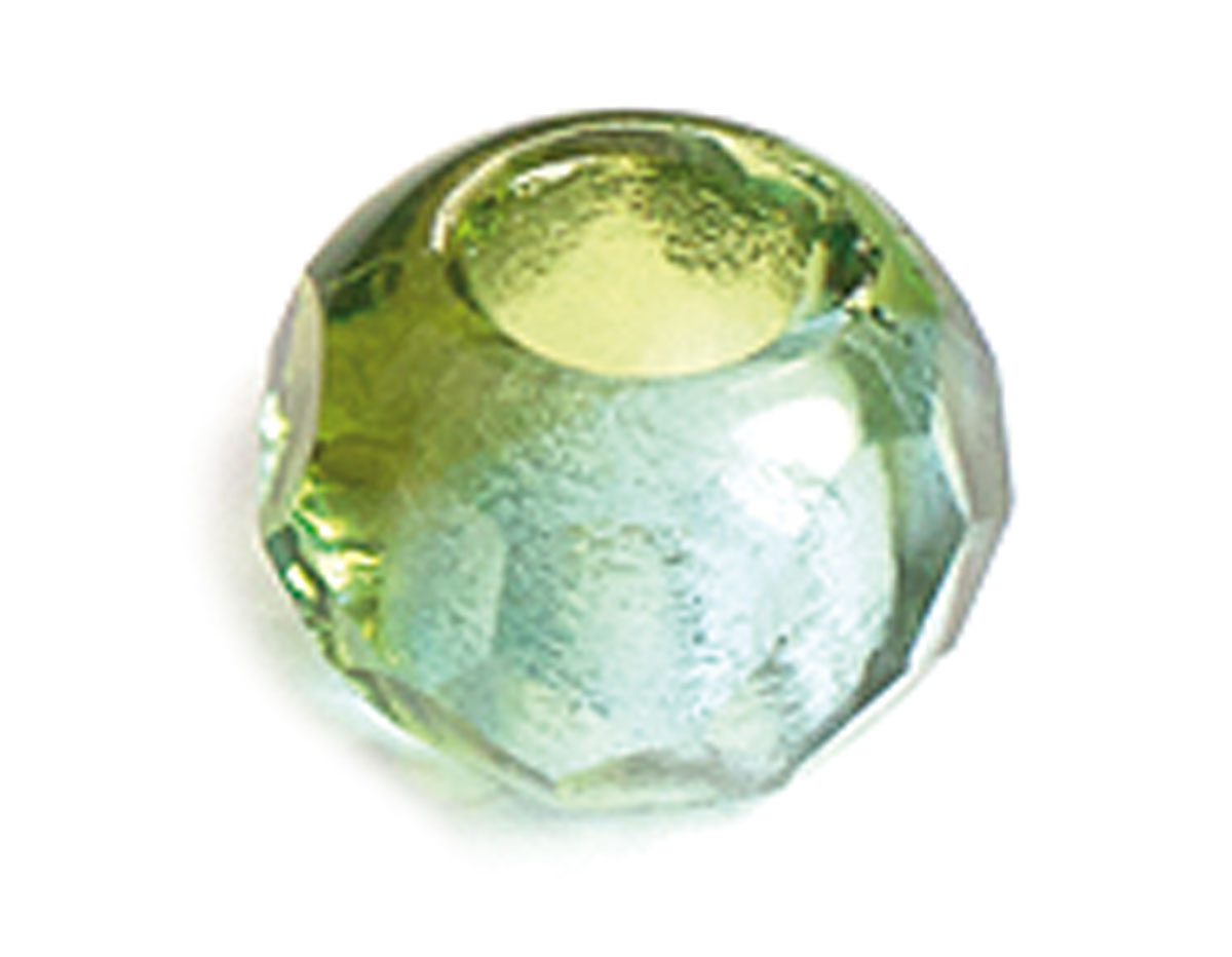 Z36295 36295 Perles cristal tcheco facettes avec trou grand combinaison olivine et bleu ciel Innspiro