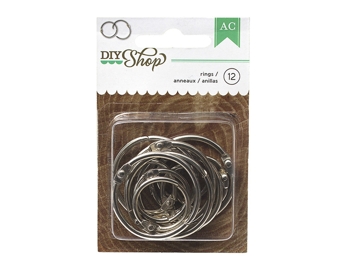 366612 Anillas con bisagra DIY Shop Hinged Rings American Crafts