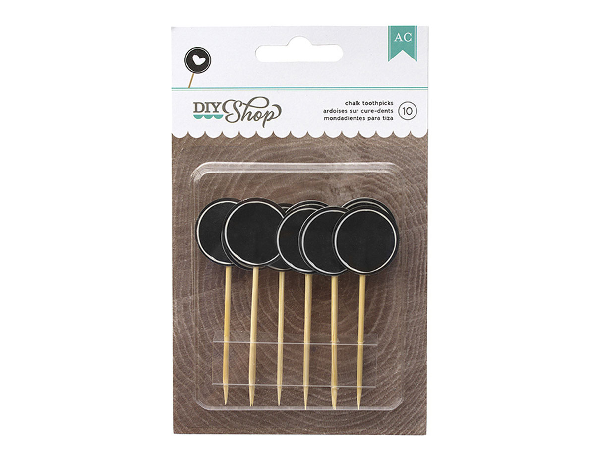 366624 Palillos letreros DIY Shop Toothpicks Chalk American Crafts