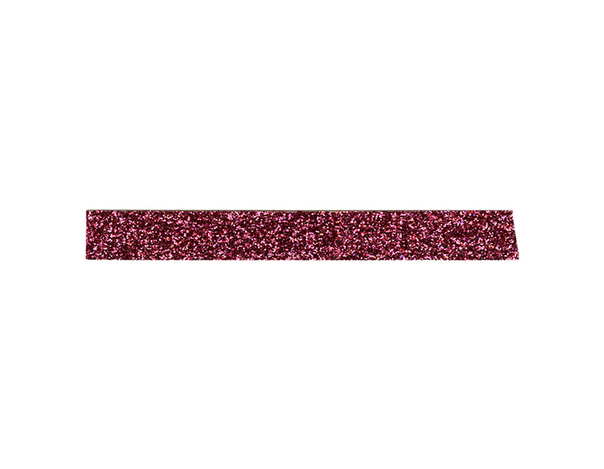 368812 Ruban Dollar Ribbon Red Glitter American Crafts