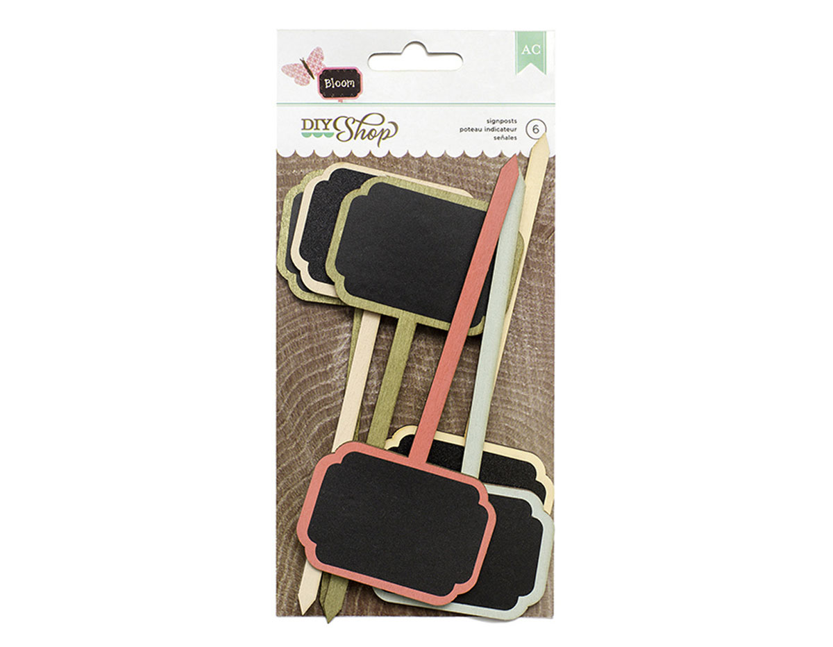 369009 Letreros DIY Shop Colored Chalkboard Signposts American Crafts