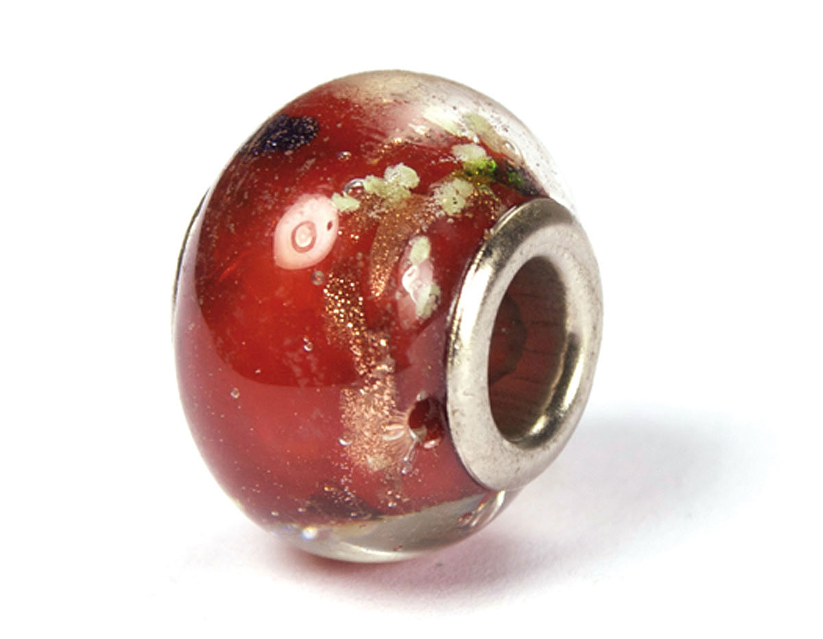 Z3705 3705 Cuenta cristal DO-LINK bola rojo decorada Innspiro