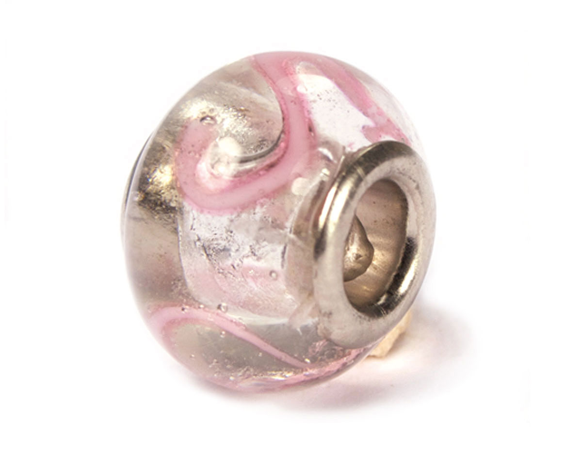 Z3711 3711 Cuenta cristal DO-LINK bola rosa transparente Innspiro