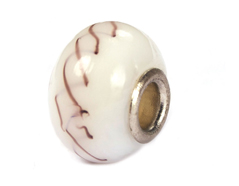Z3726 3726 Perle cristal DO-LINK boule blanche avec rayures Innspiro - Article