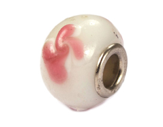 Z3729 3729 Perle cristal DO-LINK boule blanche avec fleurs Innspiro - Article