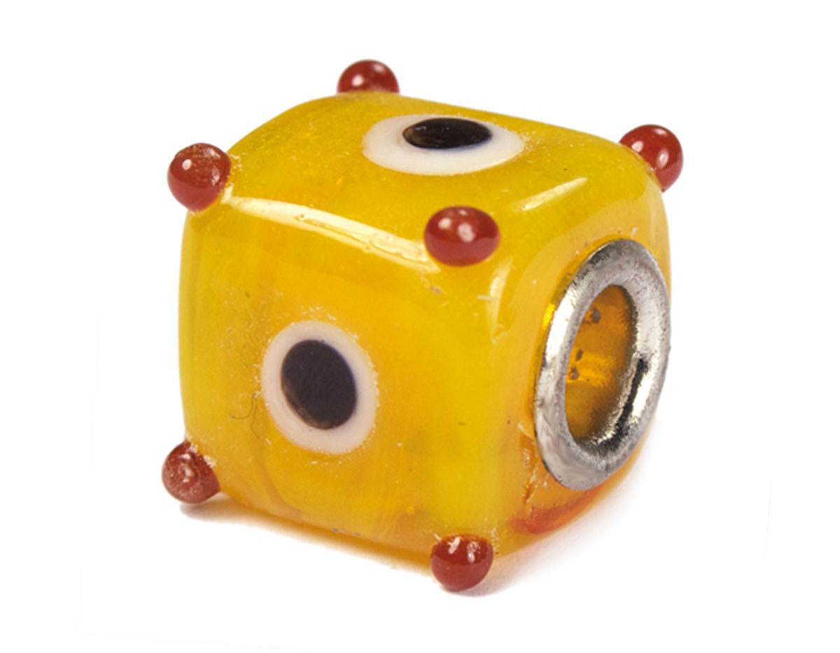 Z3730 3730 Cuenta cristal DO-LINK cubo amarillo Innspiro
