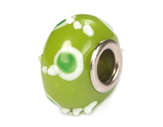Z3737 3737 Cuenta cristal DO-LINK bola verde con puntos Innspiro - Ítem