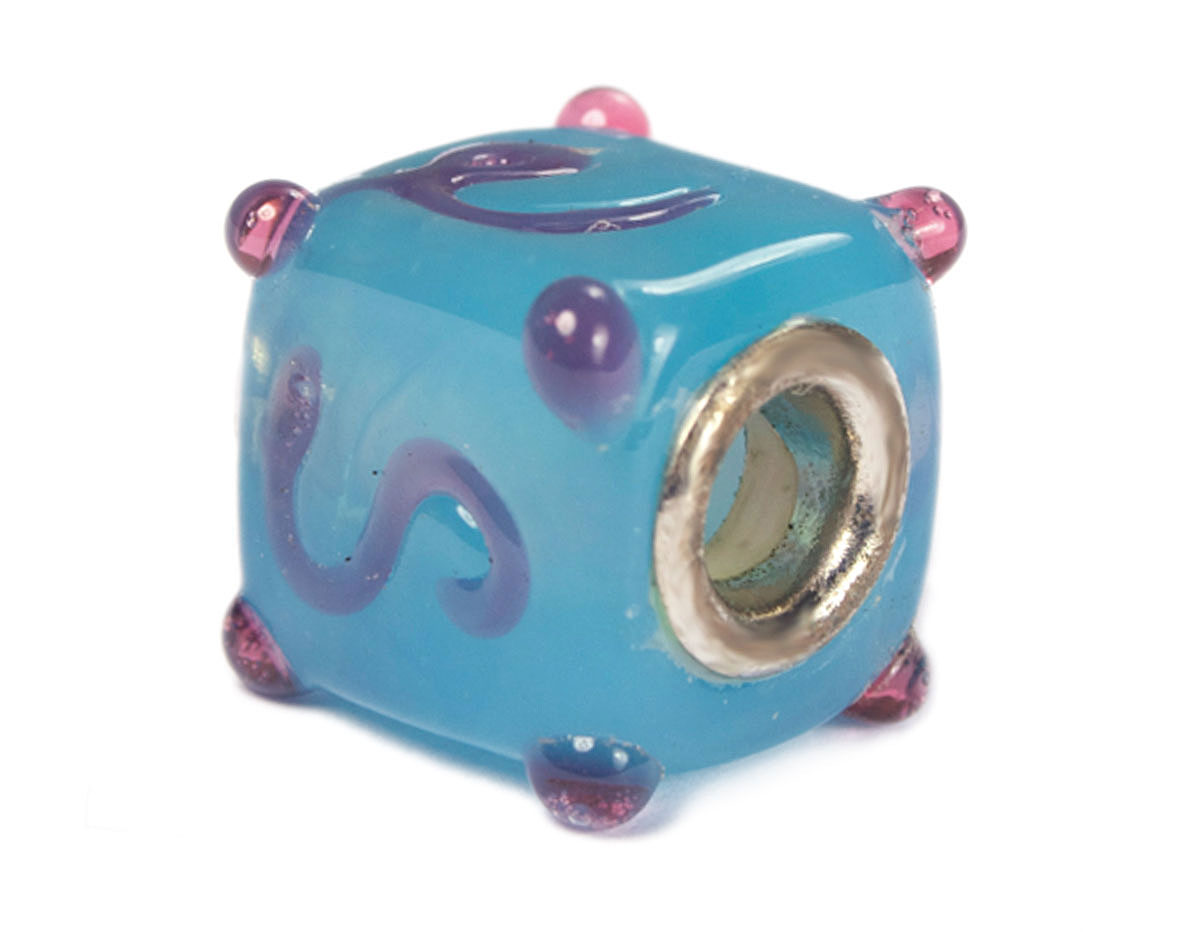 Z3740 3740 Cuenta cristal DO-LINK cubo azul oceano Innspiro