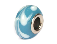 Z3746 3746 Cuenta cristal DO-LINK bola azul con cenefa Innspiro - Ítem