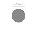 39811 Perforatrice de figures Eva Foam Punch cercle 50mm coupe 38 1mm Innspiro - Article2
