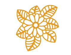 41119 Matrice de decoupe fine ZAG Fleurs et Plantes feuilles avec fleur Misskuty - Article