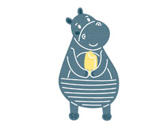 41149 Matrice de decoupe fine ZAG Pour enfants hippopotame avec glace 2u Misskuty - Article
