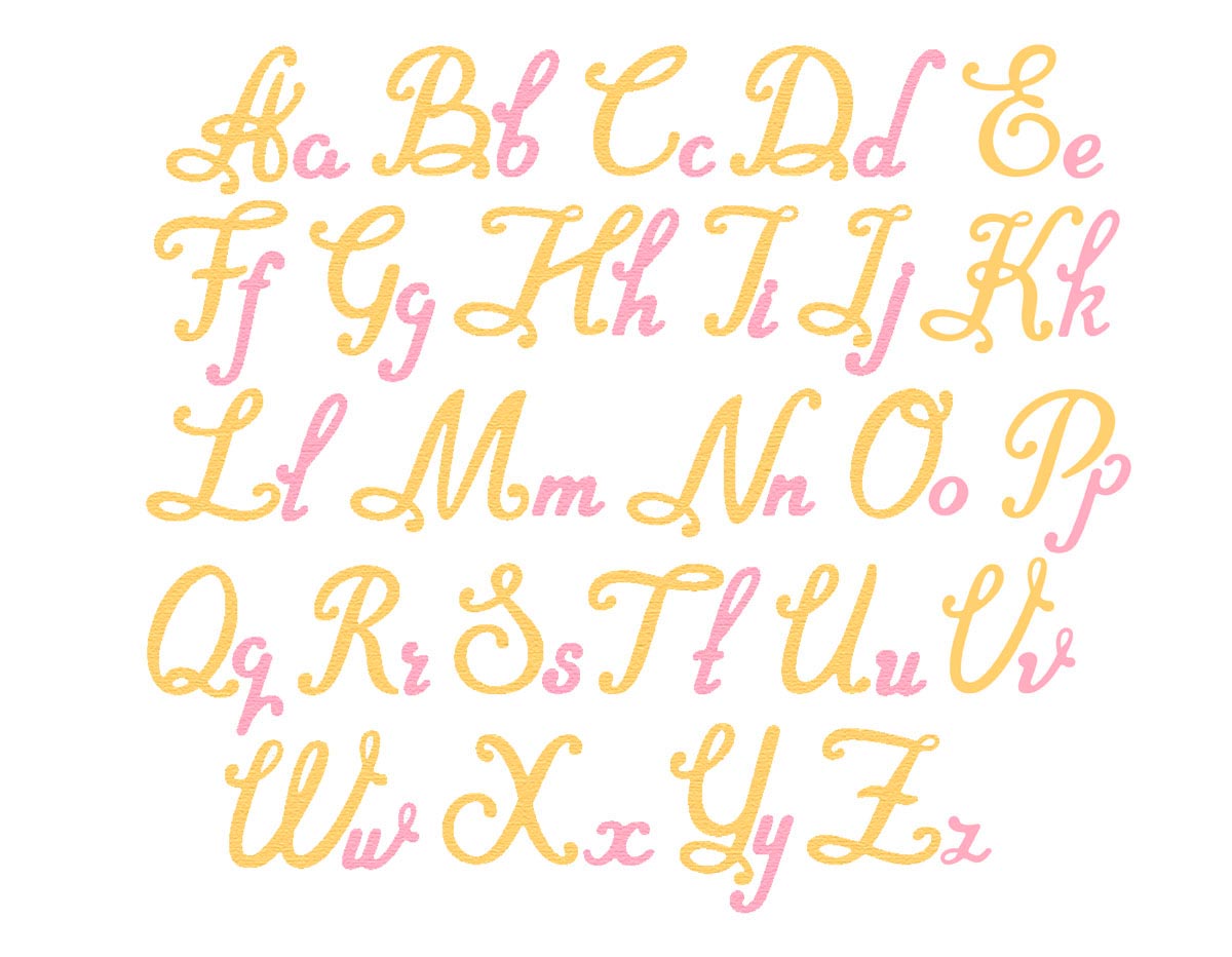 41155 Matrice de decoupe fine ZAG Alphabet rococo minuscules et majuscules 26u Misskuty