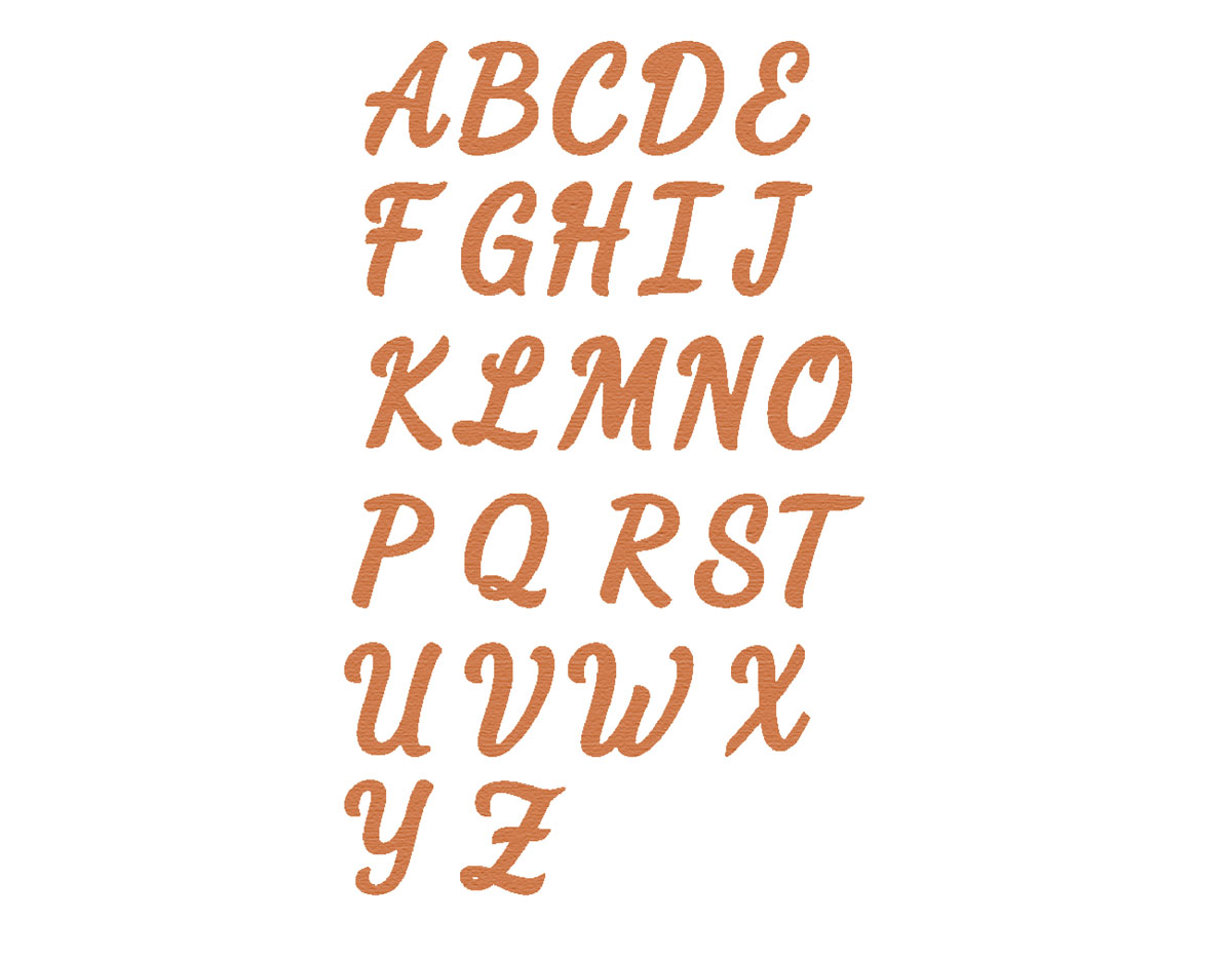 41160 Matrice de decoupe fine ZAG Alphabet classique majuscules italique 26u Misskuty